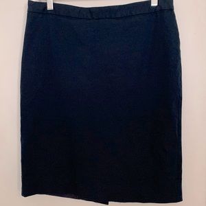 J. Crew No.2 Pencil Skirt size 10, Navy Blue